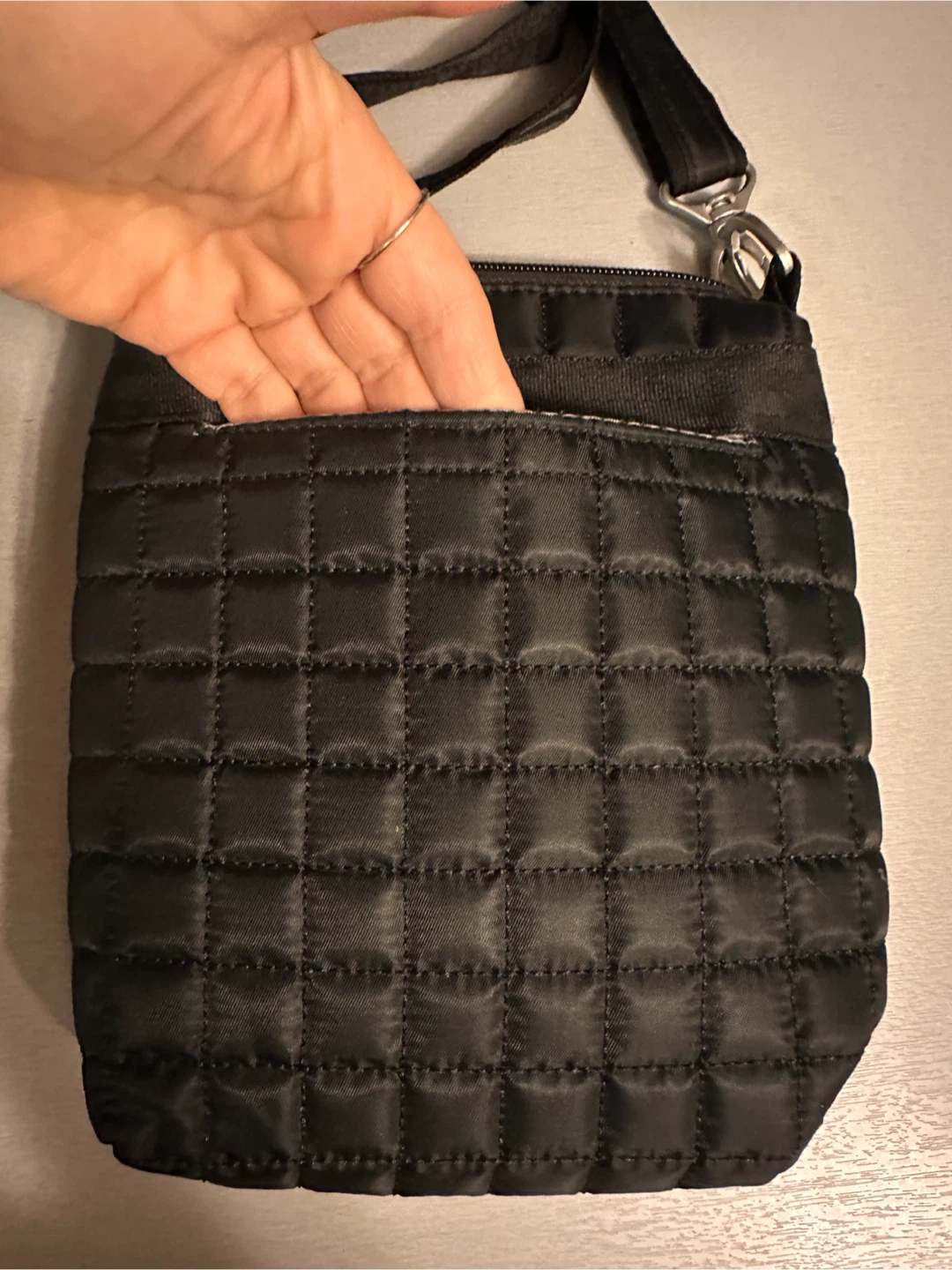 Lug Quilted Crossbody Bag - Black - photo 5