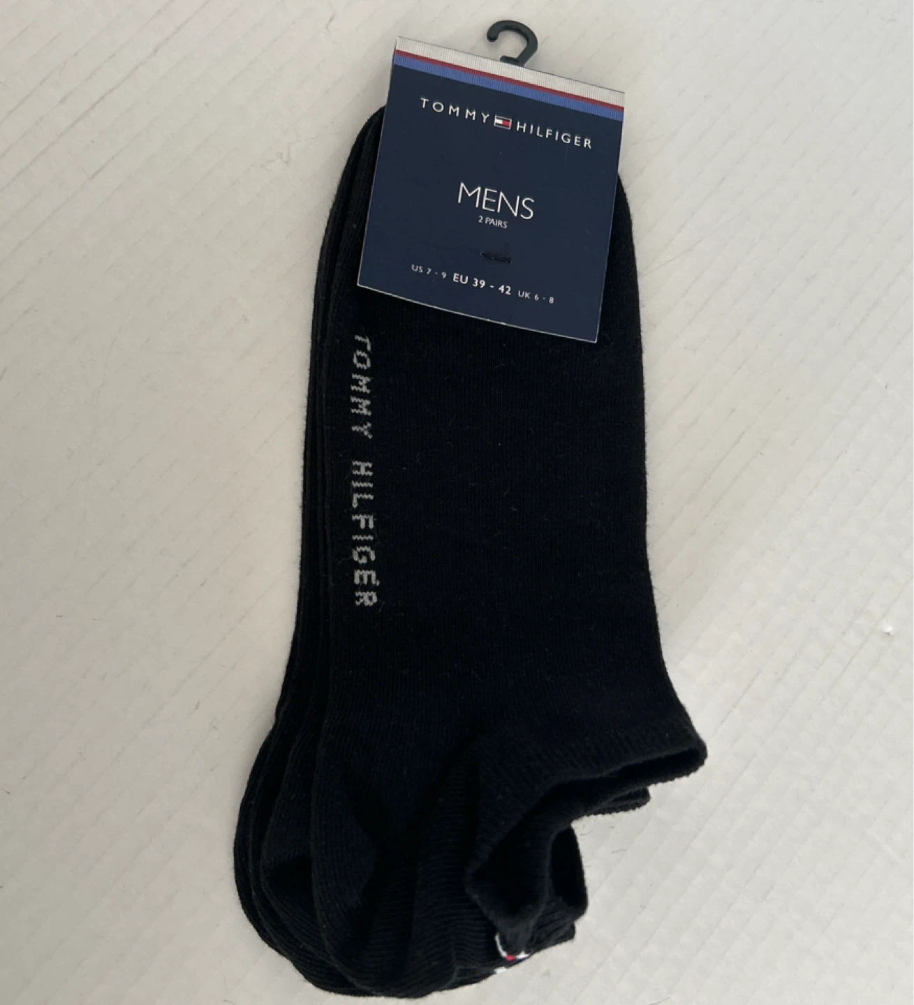 Tommy Hilfiger Black Men's Ankle Socks - 2 Pairs