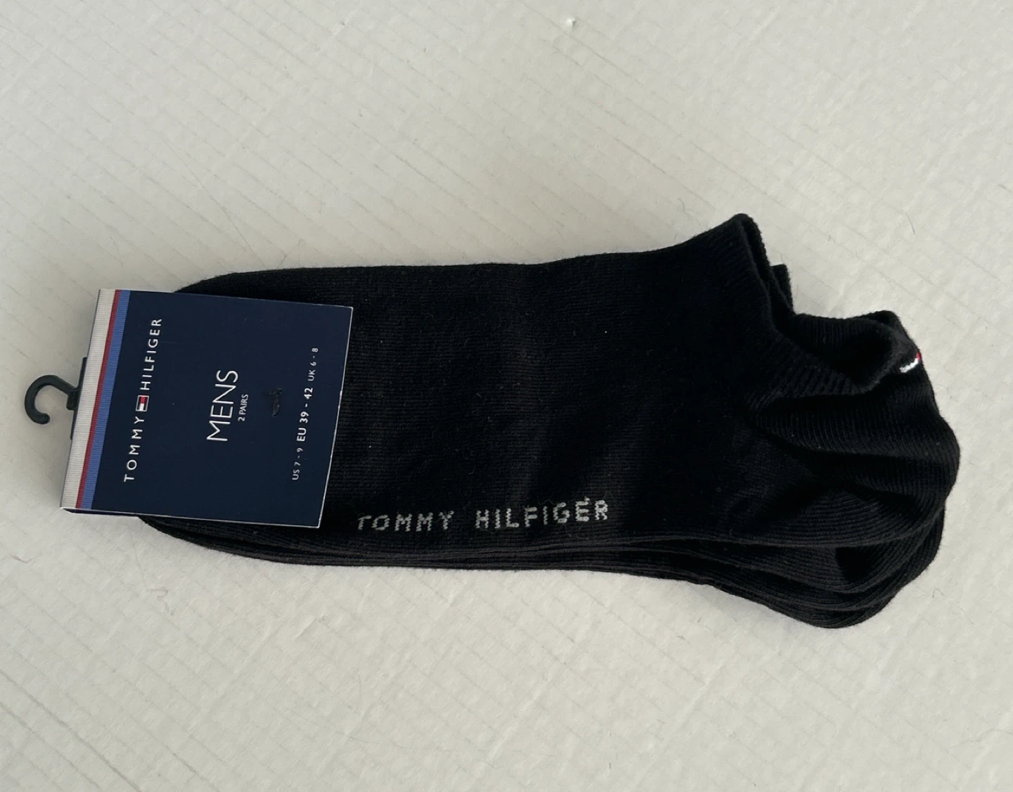 Tommy Hilfiger Black Men's Ankle Socks - 2 Pairs - photo 2