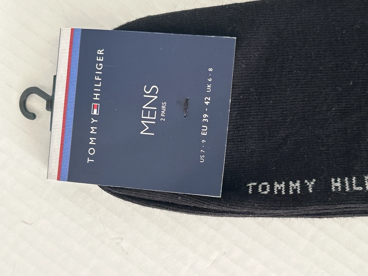 Tommy Hilfiger Black Men's Ankle Socks - 2 Pairs - photo 3