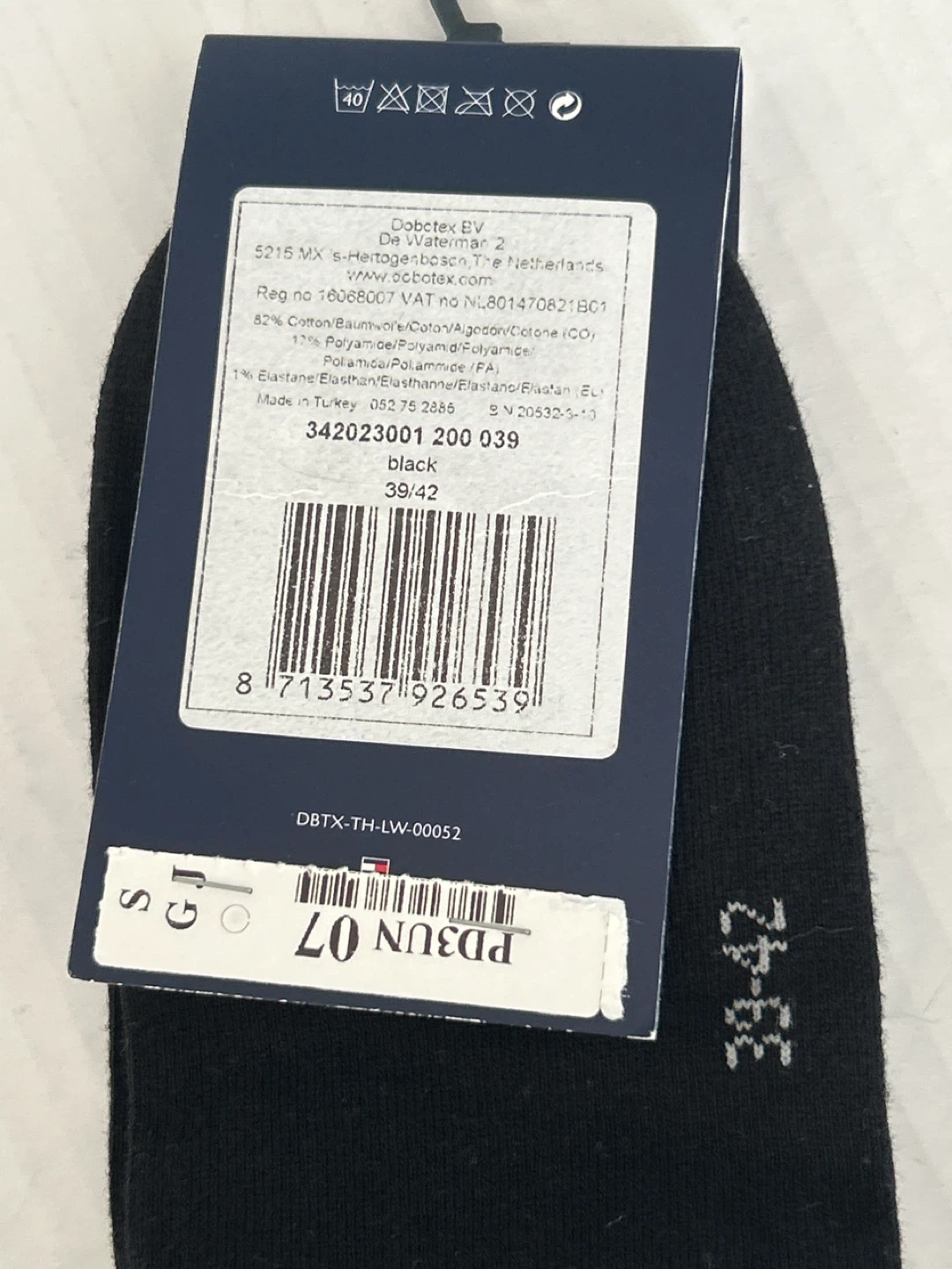 Tommy Hilfiger Black Men's Ankle Socks - 2 Pairs - photo 5
