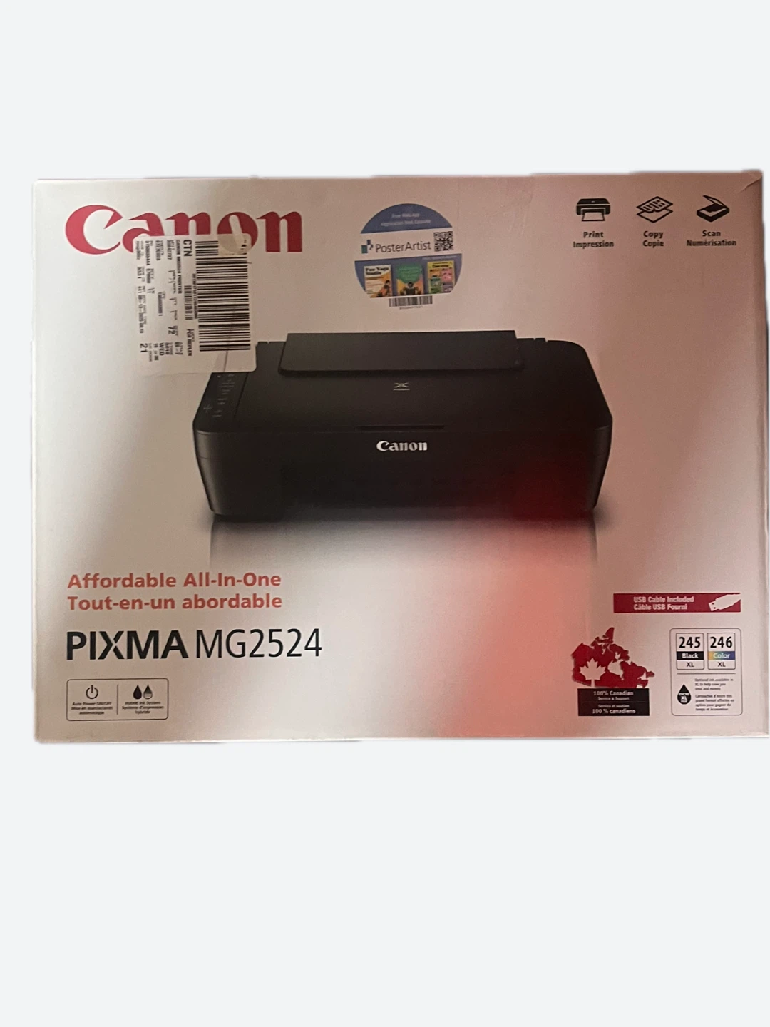 Canon PIXMA MG2524 All-in-One Printer