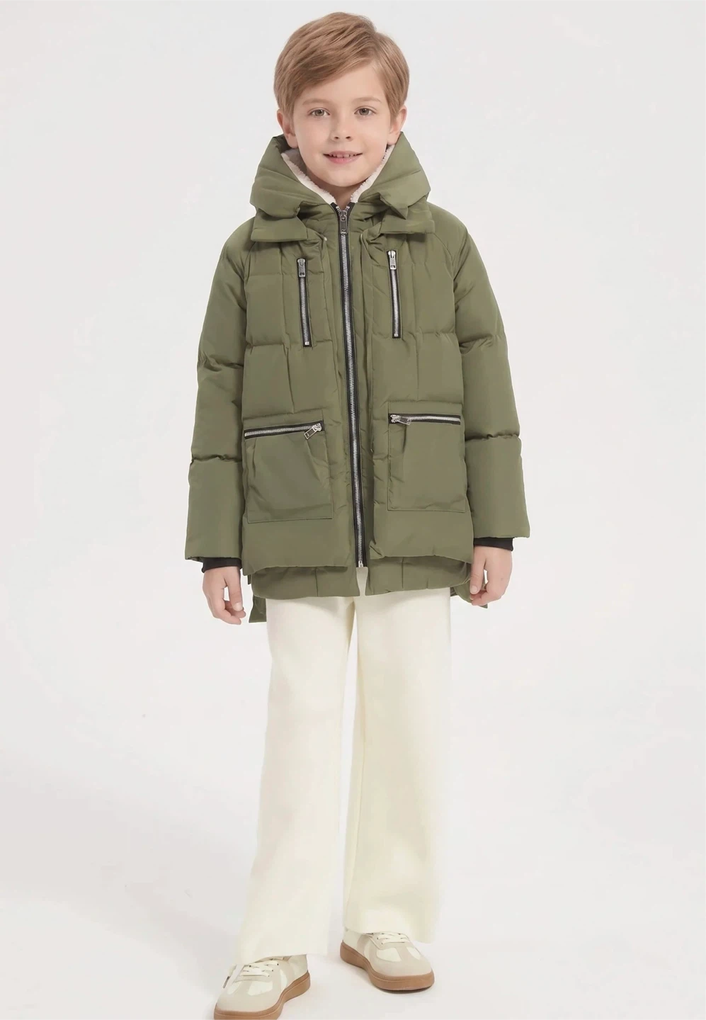 Brand New!Orolay Kids Thickened Hooded Down Coat