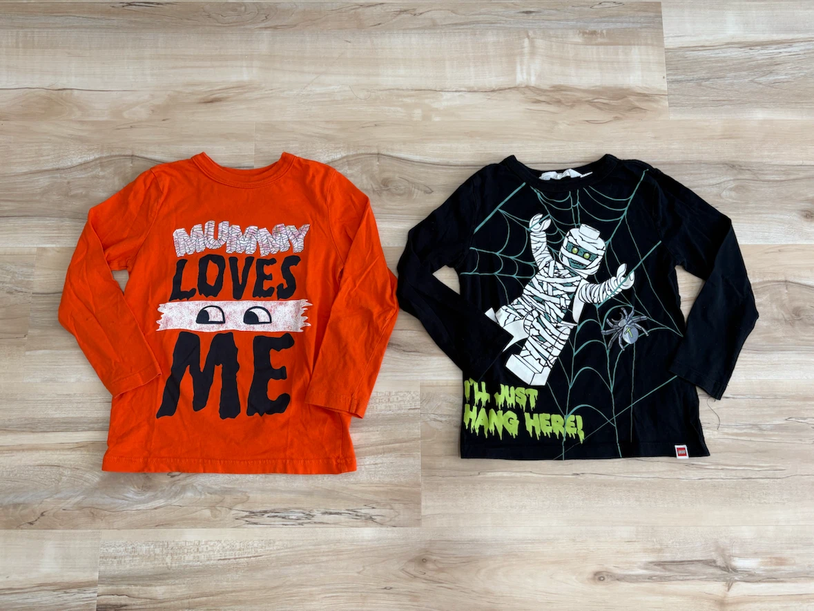 5T Halloween Long Sleeve Shirt Bundle