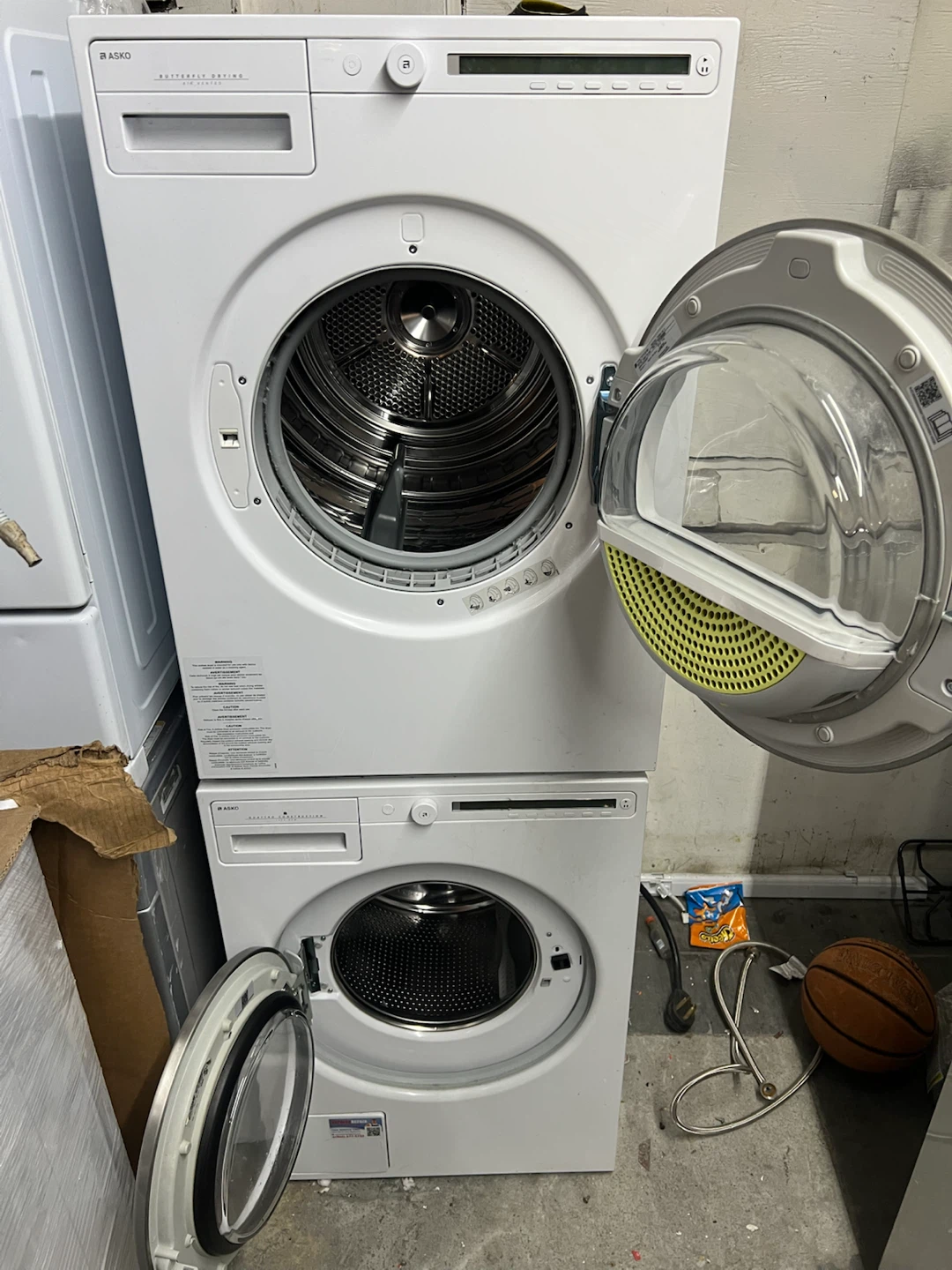 Asko Stacked Clothes Washer and Dryer Set - photo 2