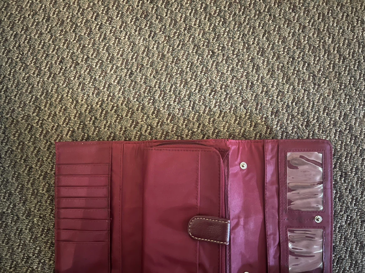 Brighton Burgundy Leather Wallet - photo 2