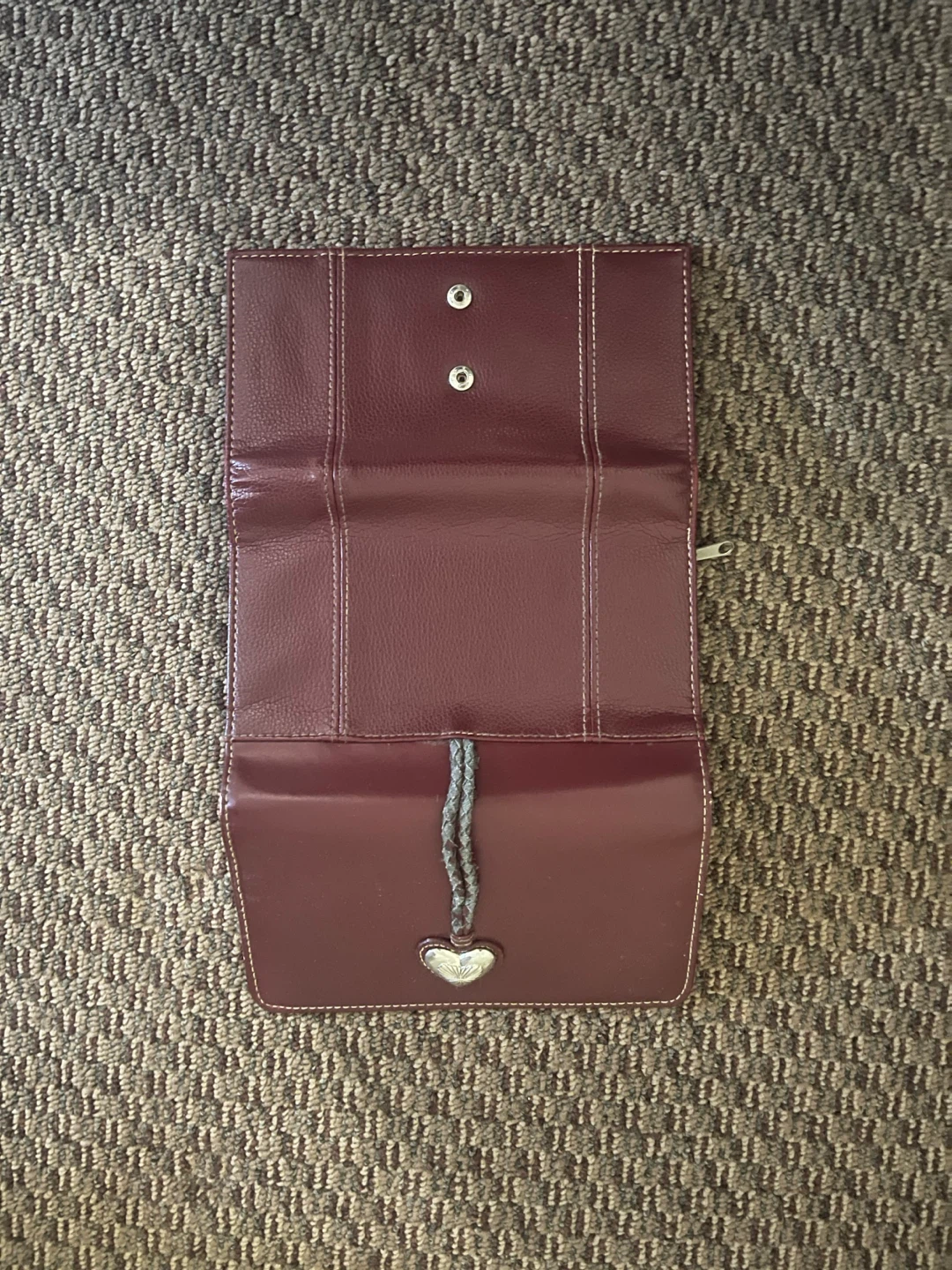 Brighton Burgundy Leather Wallet - photo 3