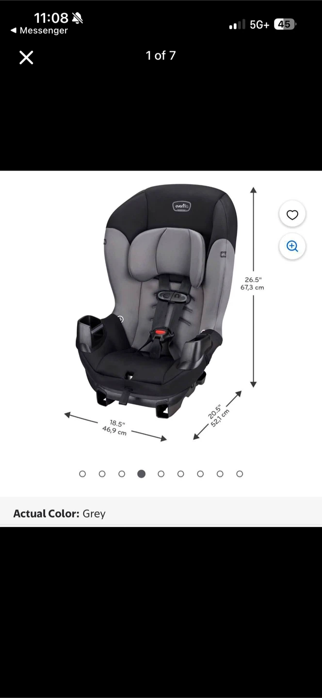 Evenflo Sonus Convertible Car Seat