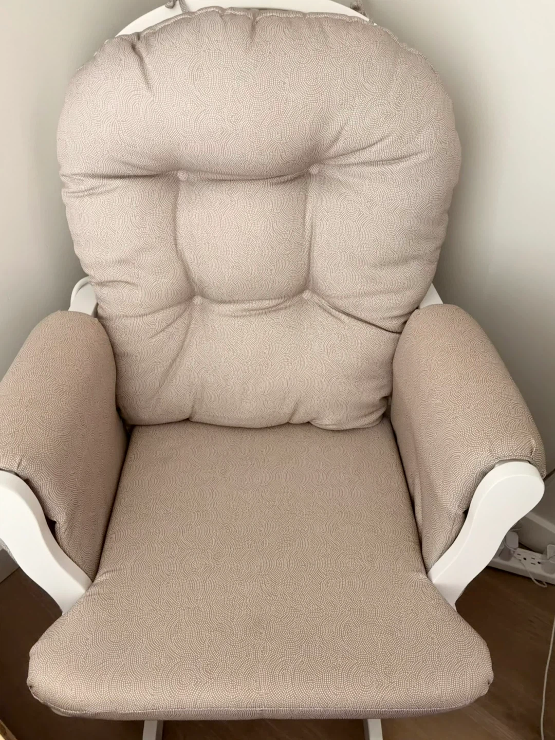 Glider Rocking Chair with Ottoman