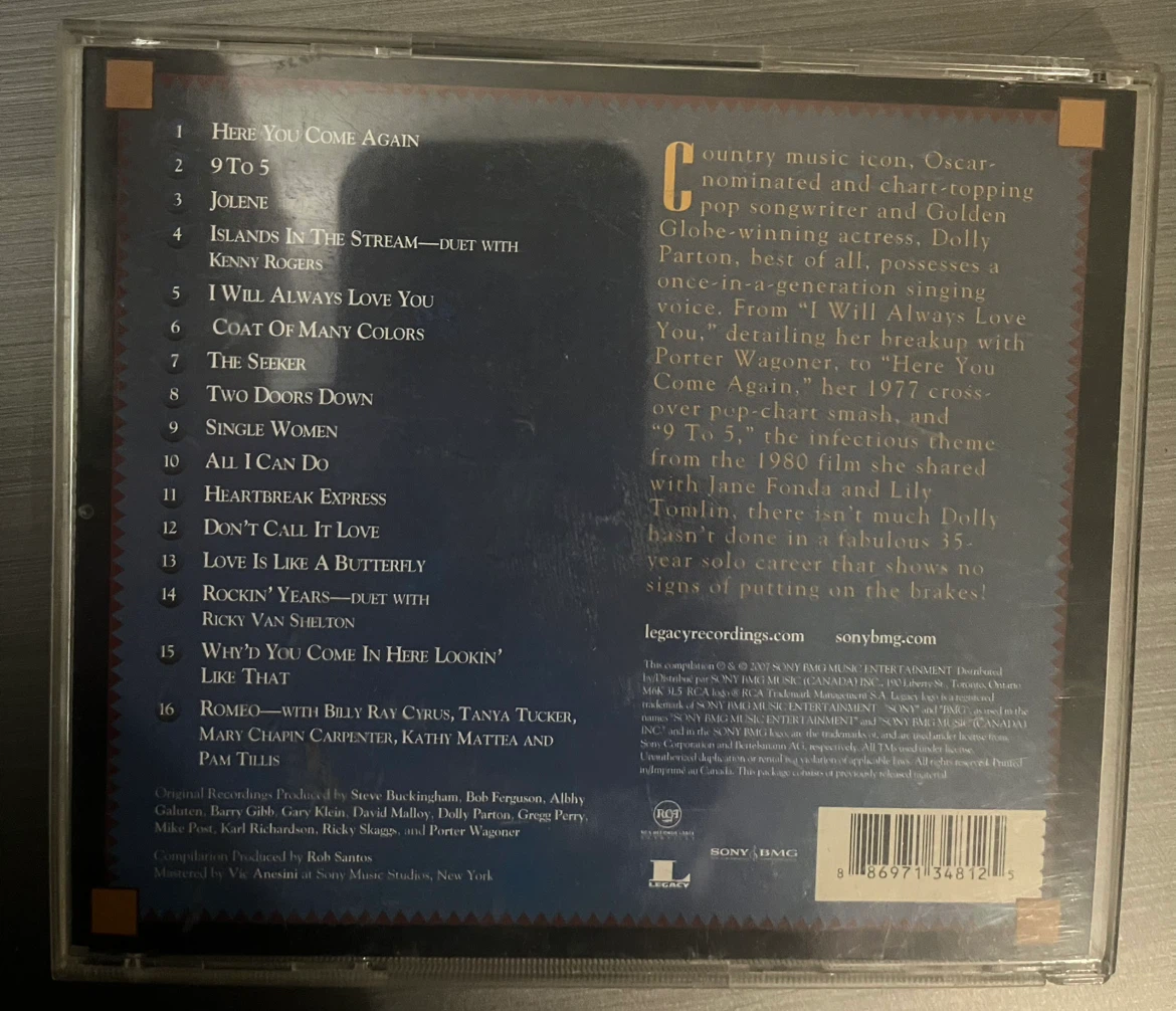 Dolly Parton - 16 Biggest Hits CD - photo 2