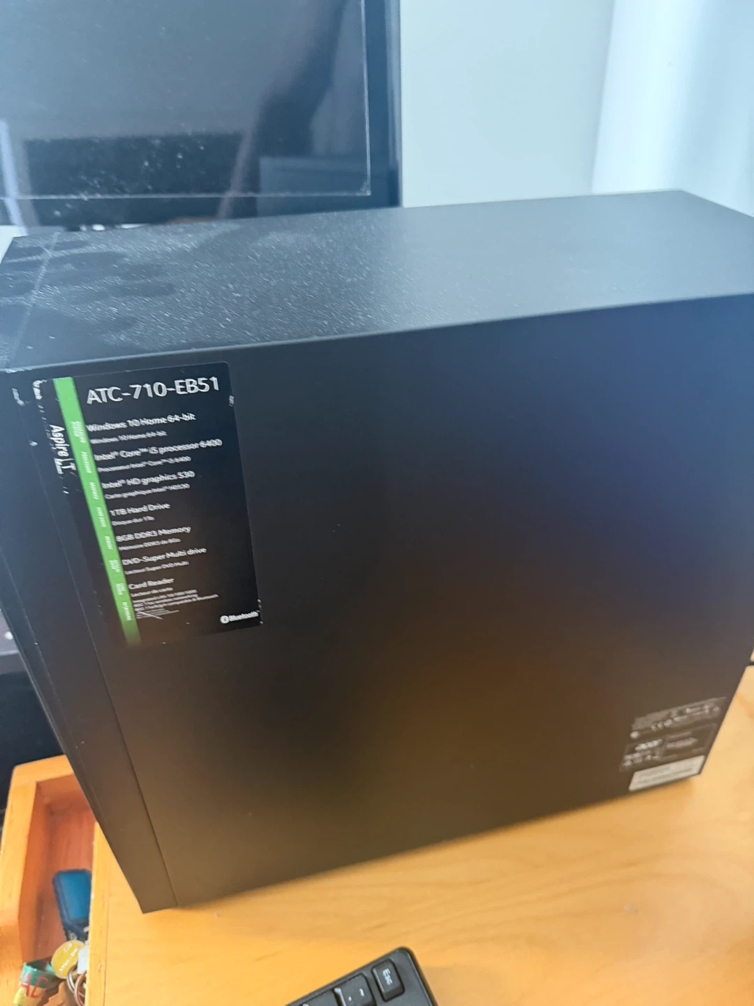 Acer Aspire Desktop PC ATC-710-EB51 Comes with a monitor - photo 2
