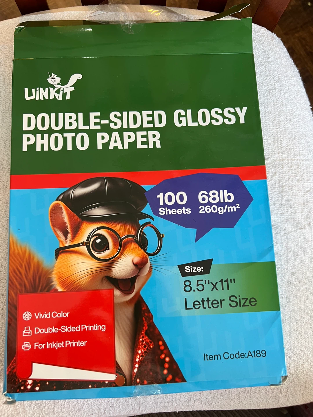 Uinkit Double-Sided Glossy Photo Paper 8.5" x 11"