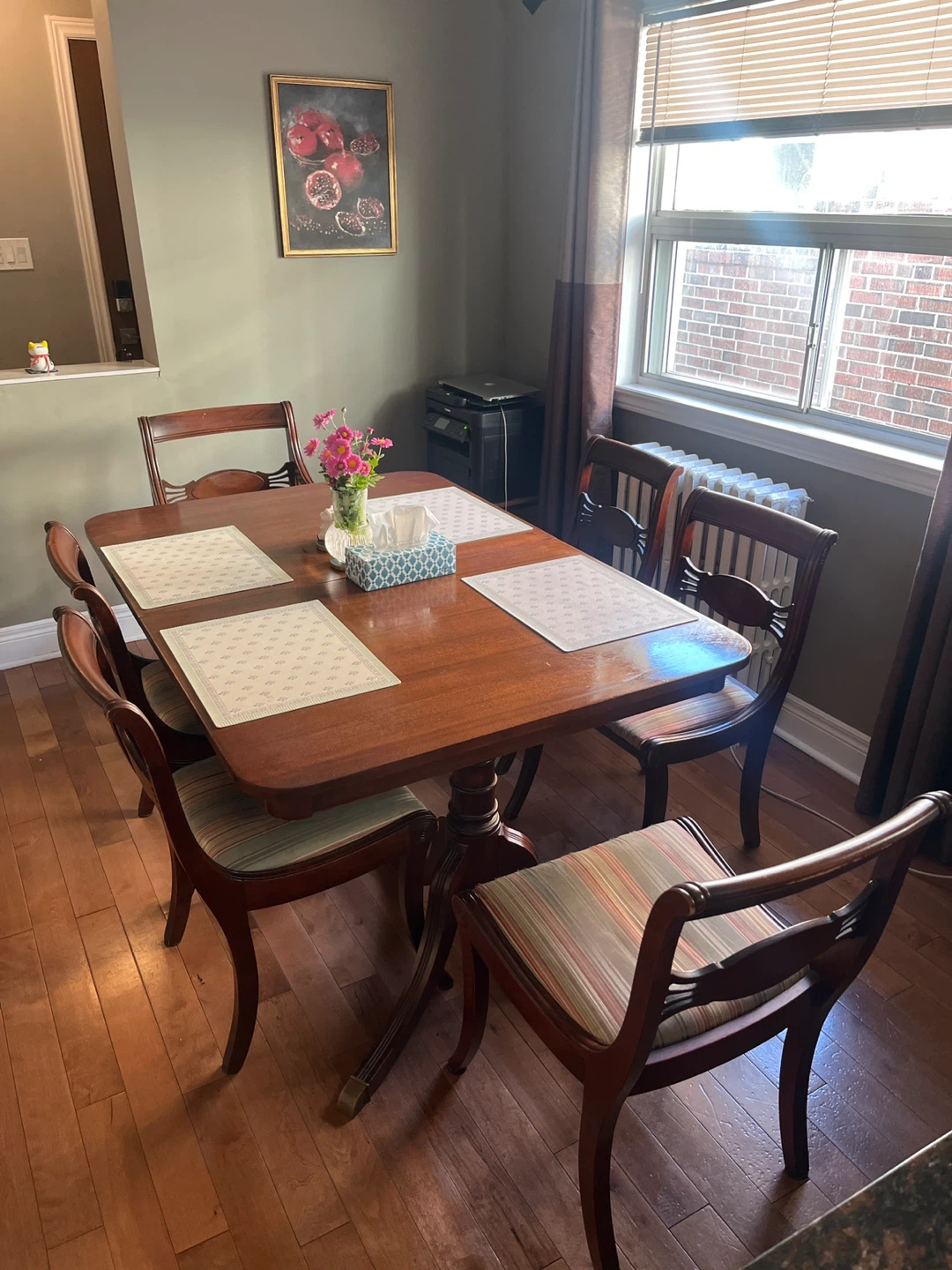 Antique table set
