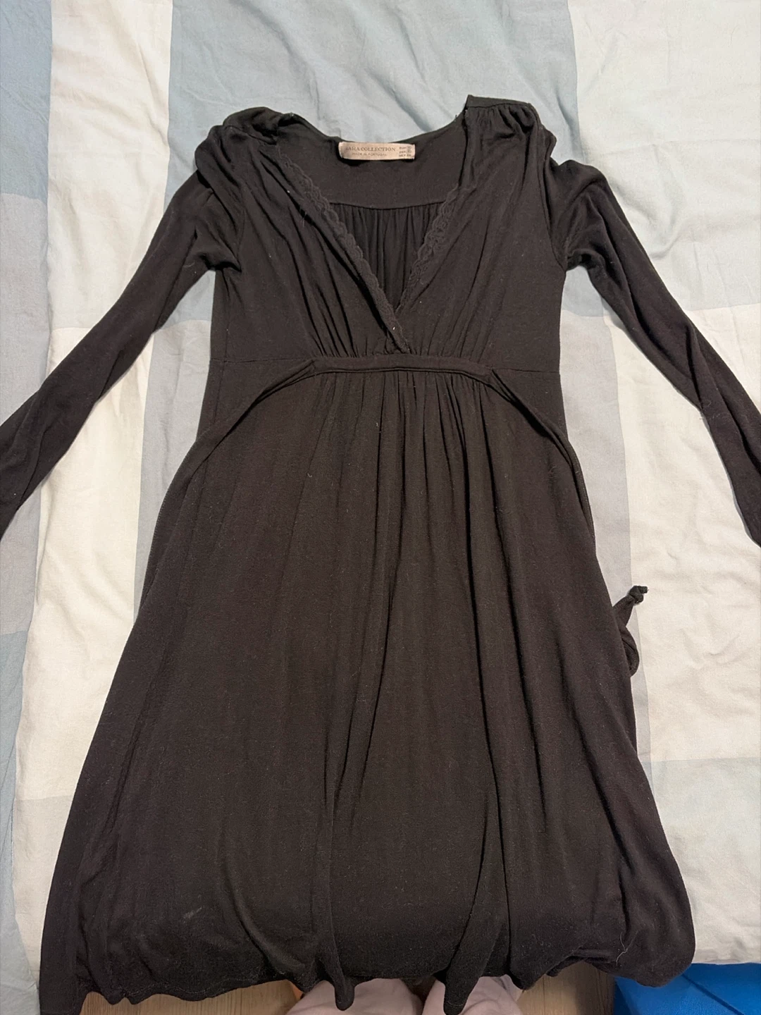 Zara Collection Black Long Sleeve Dress