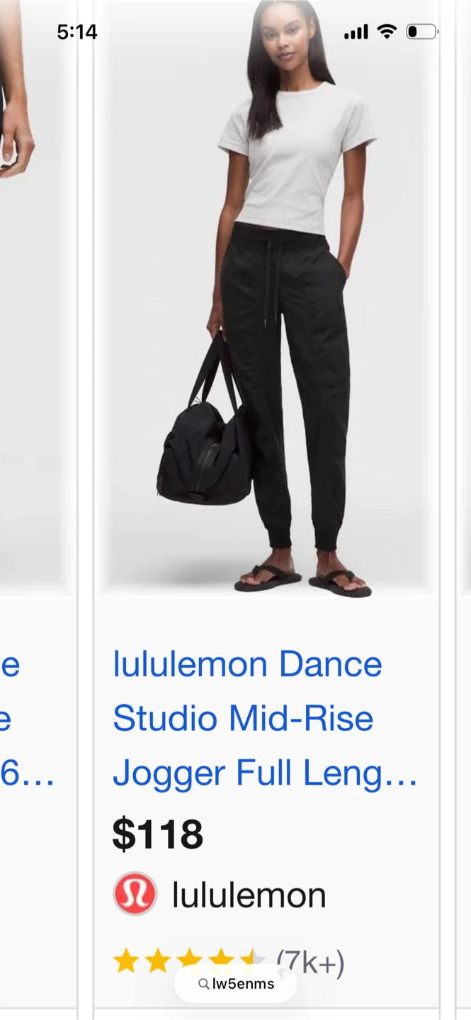 Lululemon Dance Studio Mid-Rise Jogger -size 6 - photo 4