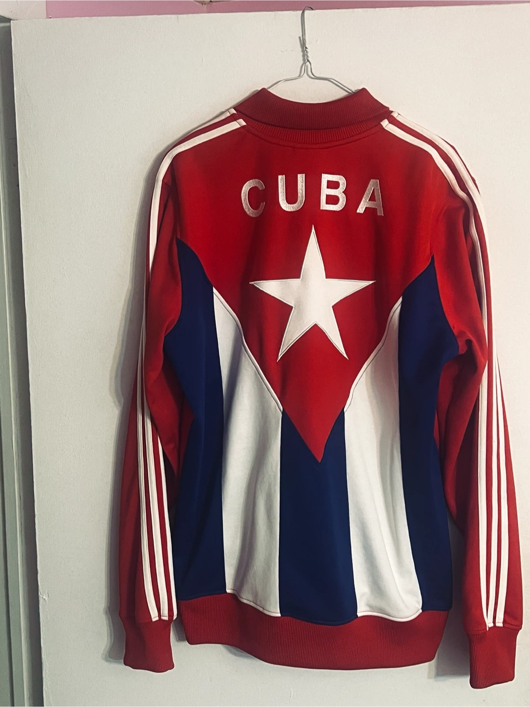 Adidas Cuba Track Jacket Red - photo 2