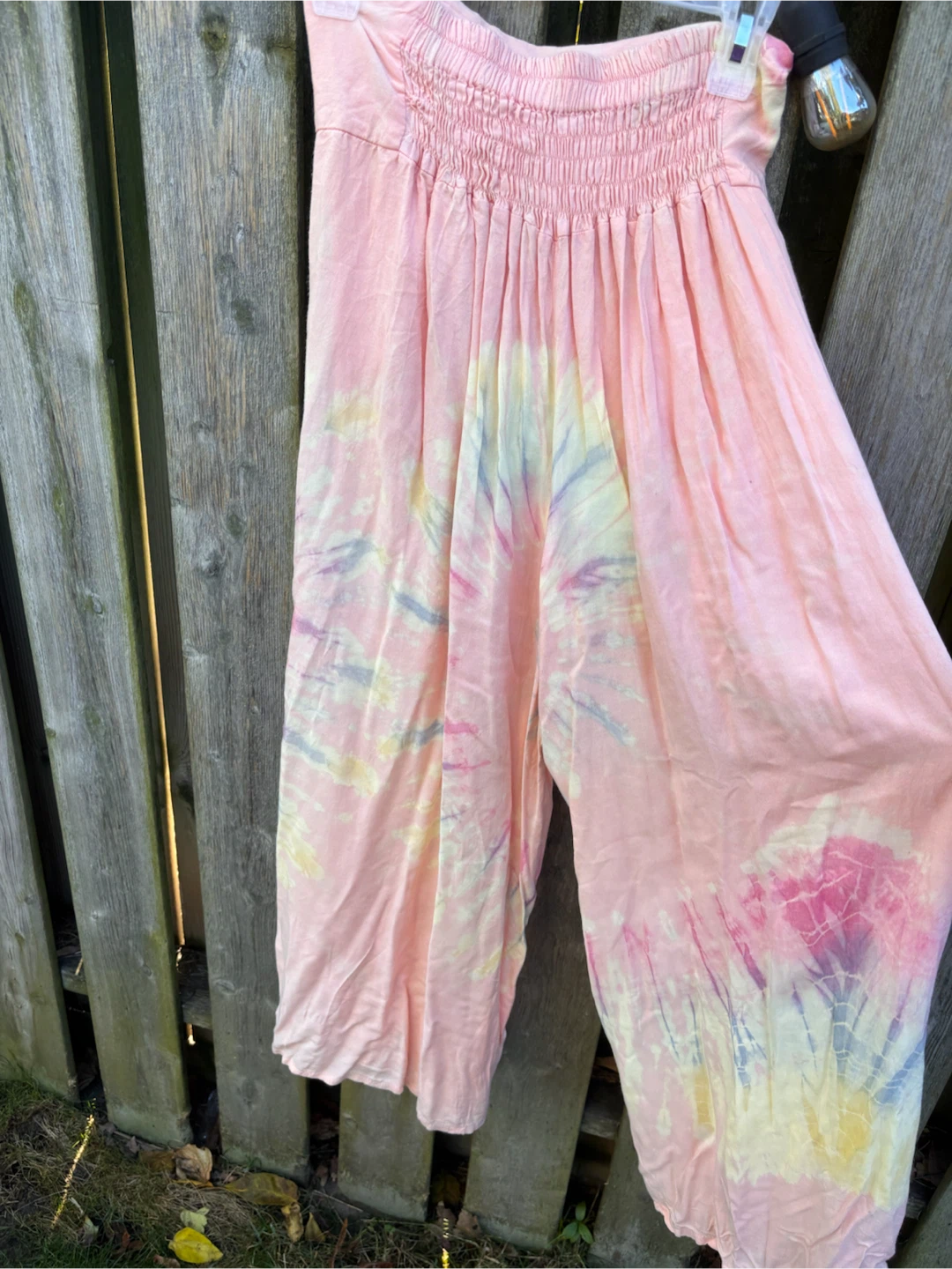 Tie-Dye Boho Wrap Pants szM
