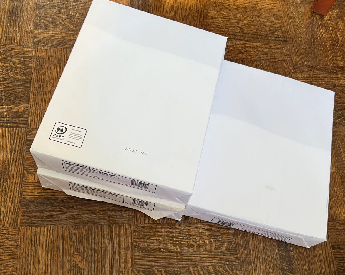 (Each box 25$) Three Reams of Xerographic Multipurpose Paper - photo 2