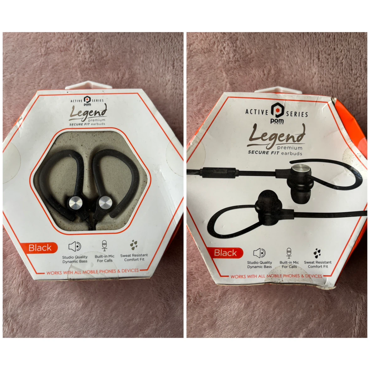 Pom Gear - Secure Fit Earbuds