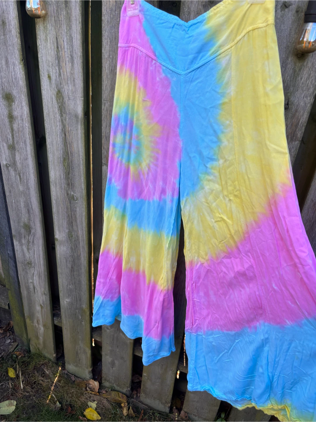 Tie-Dye Wide Leg Flowy Pants szM - photo 2