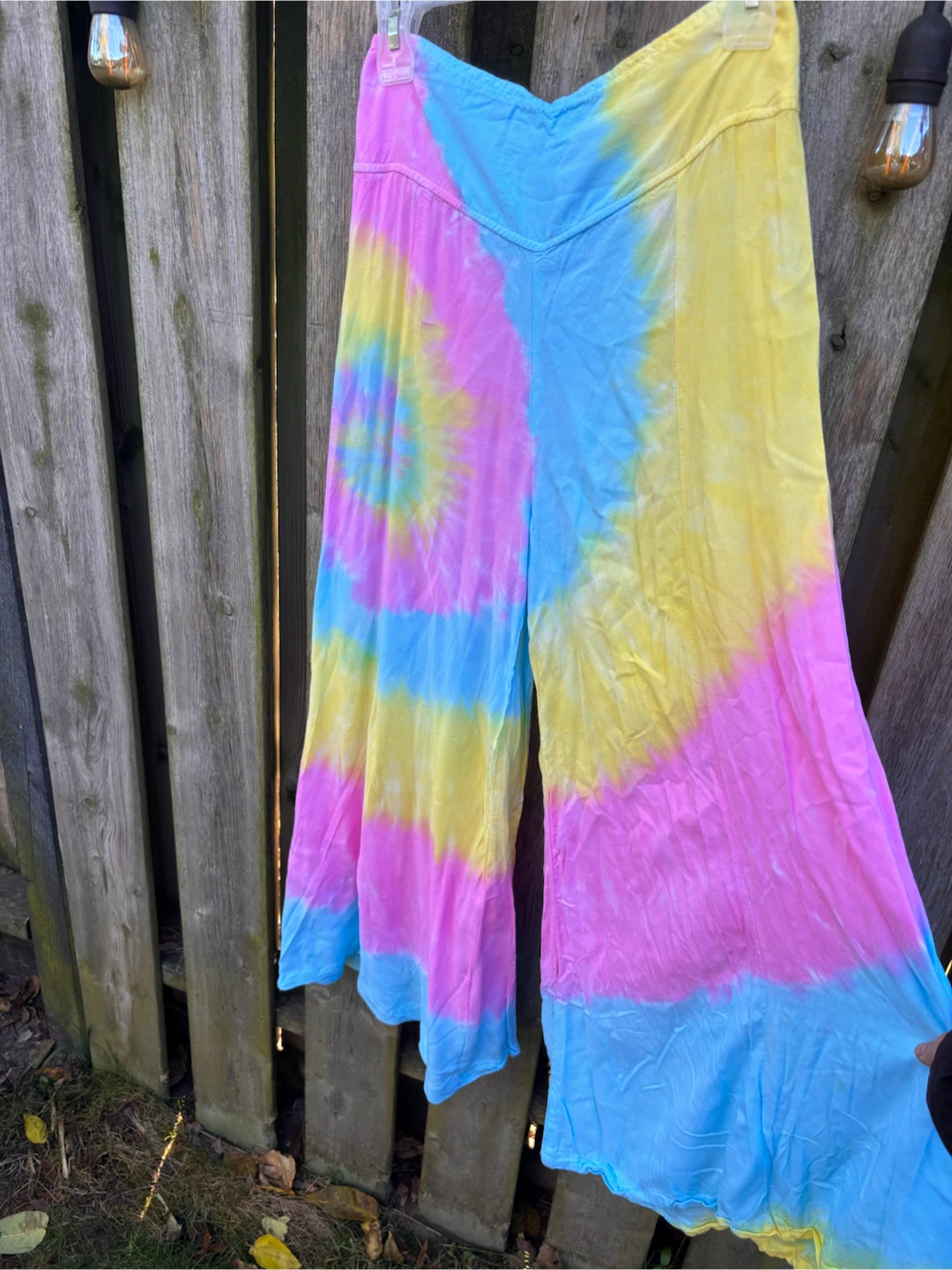 Tie-Dye Wide Leg Flowy Pants szM - photo 3