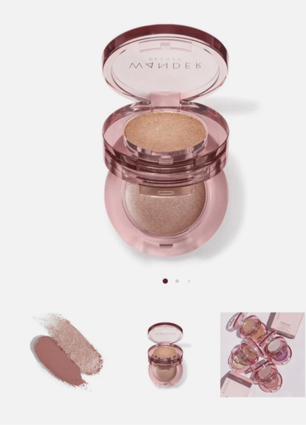 New unopened Wander Beauty Eyeshadow Duo - Smitten/Swoon
