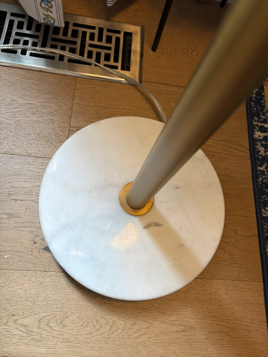 Modern Gold Floor Lamp with Globe Shades