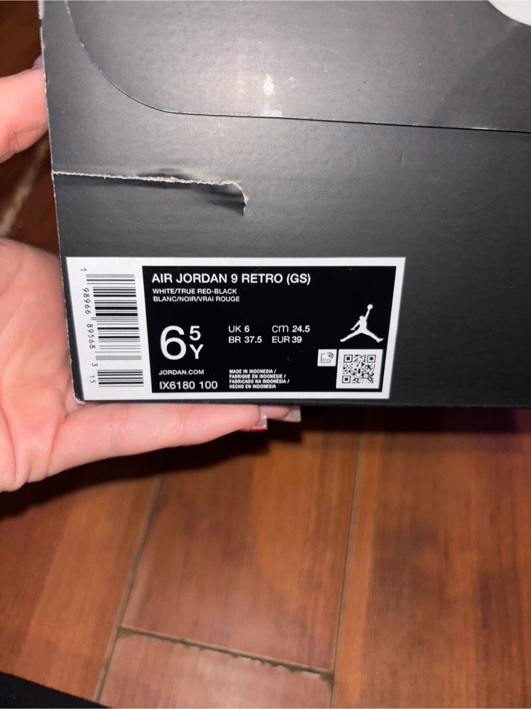 Air Jordan 9 Retro (GS) Size 6.5Y - photo 5