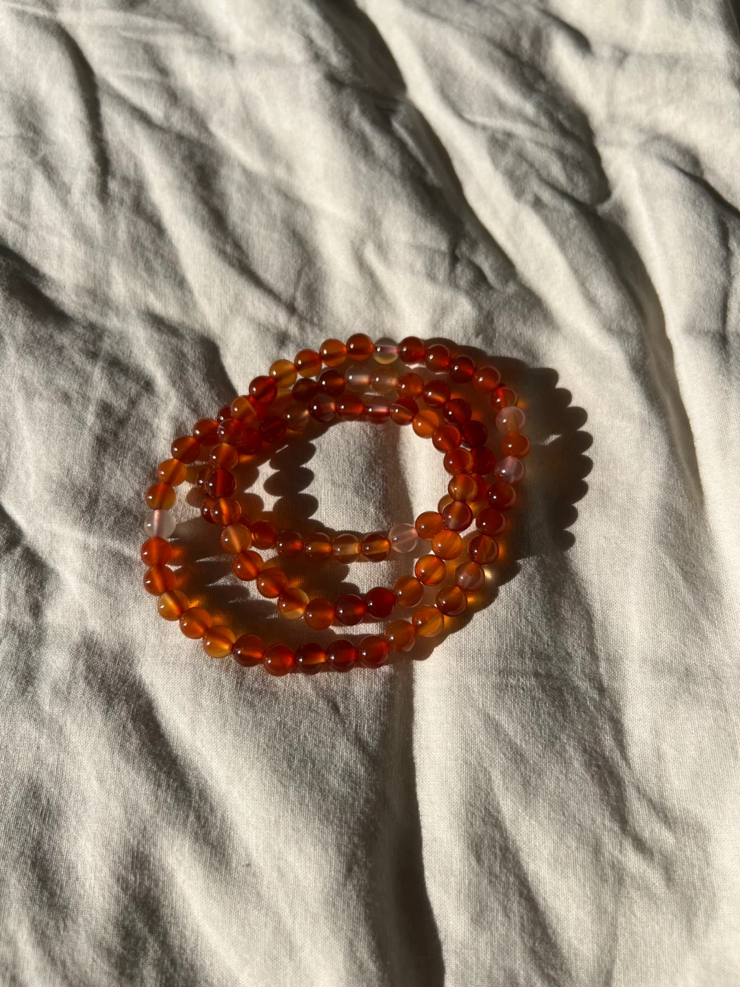 6mm natural red agate multi-pattern bracelet/necklace
