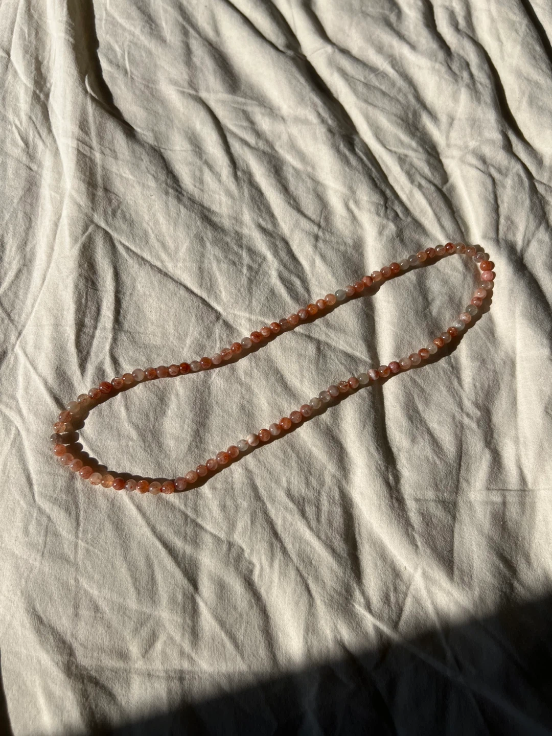 6mm natural Arusha crystal multi-loop bracelet/necklace - photo 2