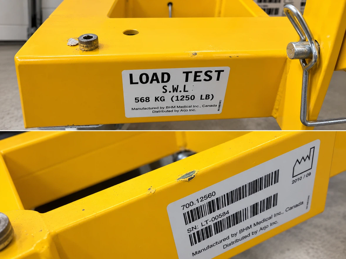 Arjo BHM Medical Load Test Trolley – 1,250 LB Capacity - photo 2