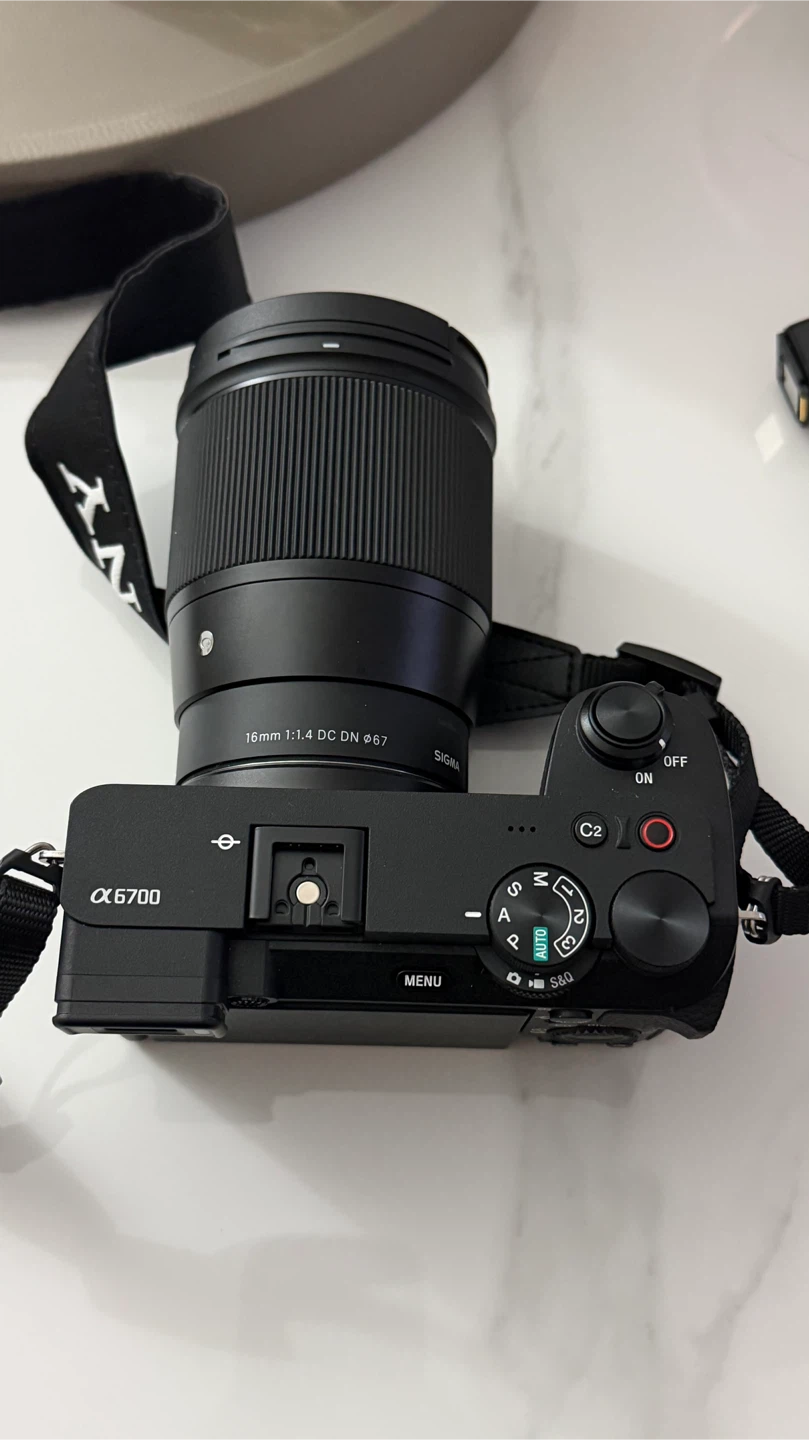 Sony Alpha a6700 + Sigma 16mm f/1.4 Lens