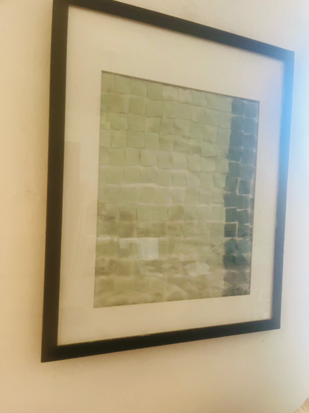Framed Organza Silk Ombre Wall Art - photo 2