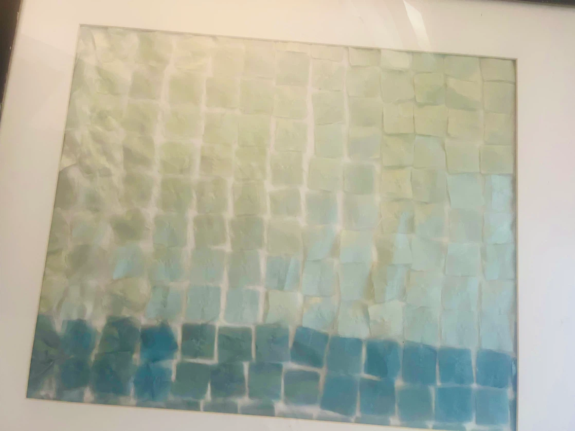 Framed Organza Silk Ombre Wall Art - photo 5
