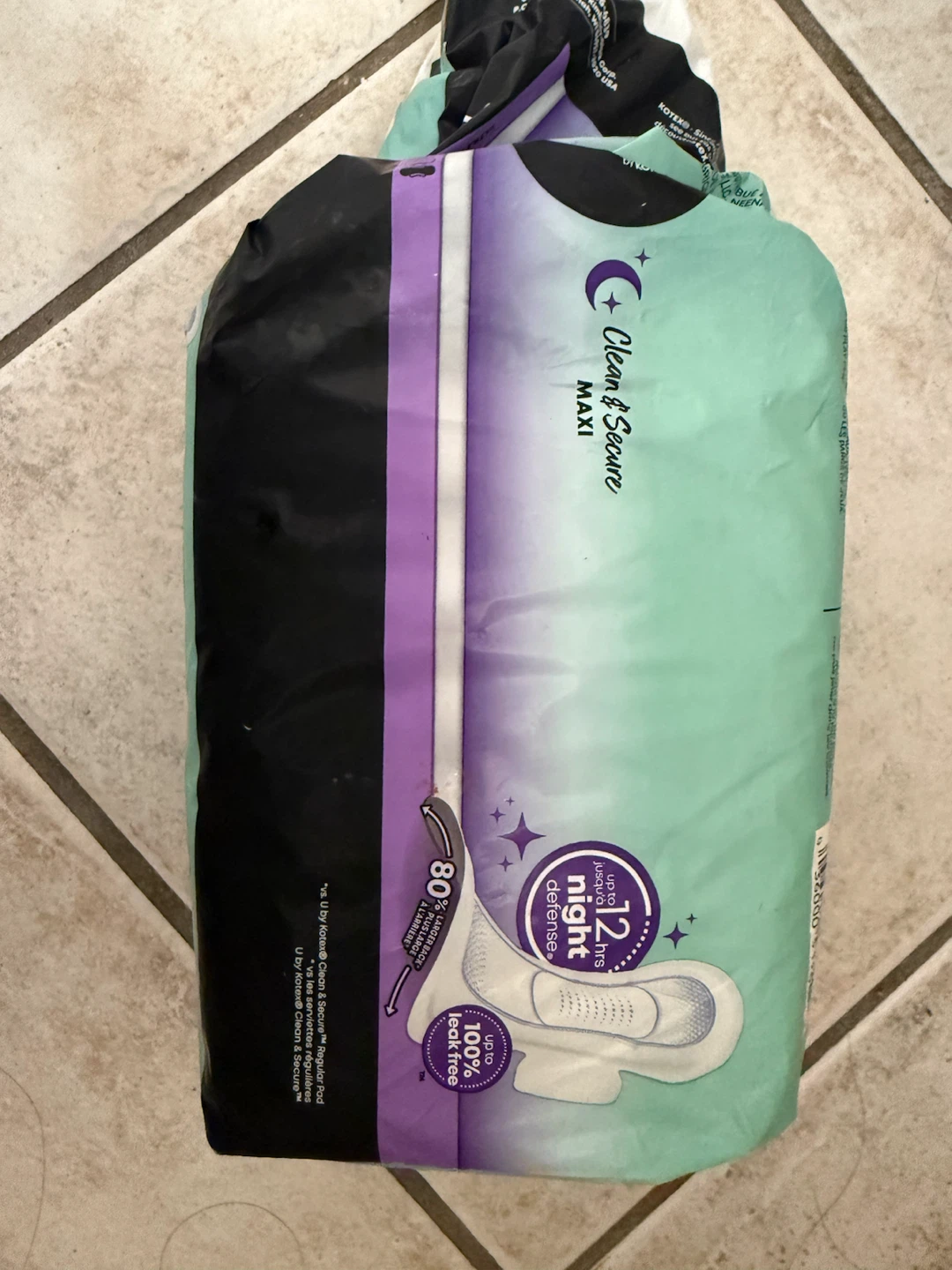 U by Kotex Clean & Secure Maxi Night Pads