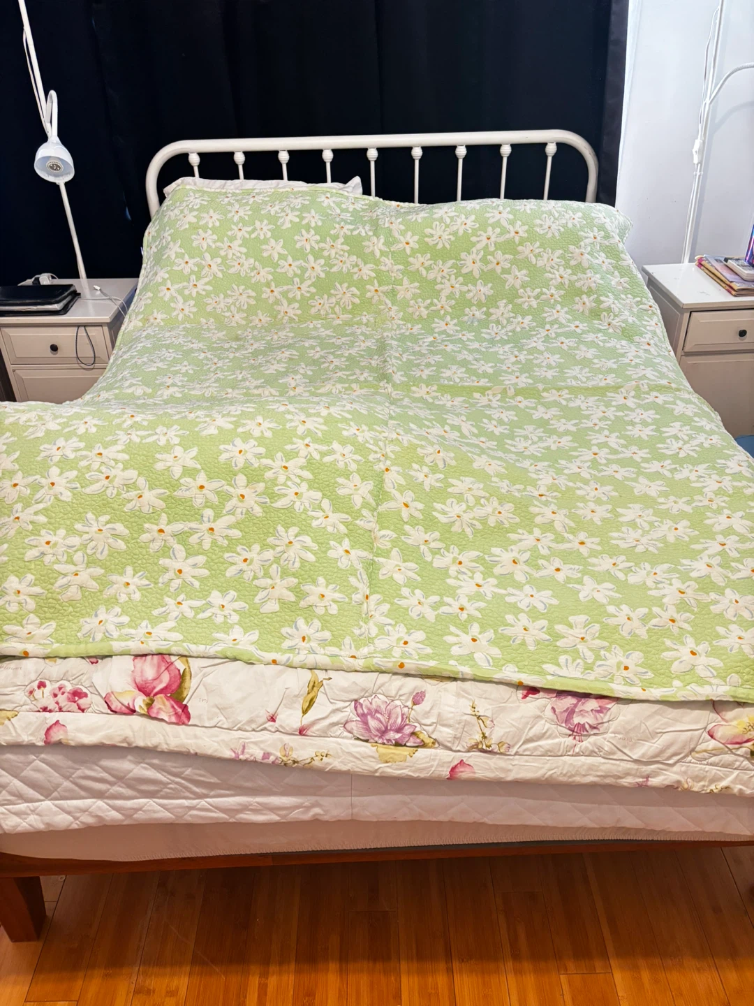 Floral cool blanket