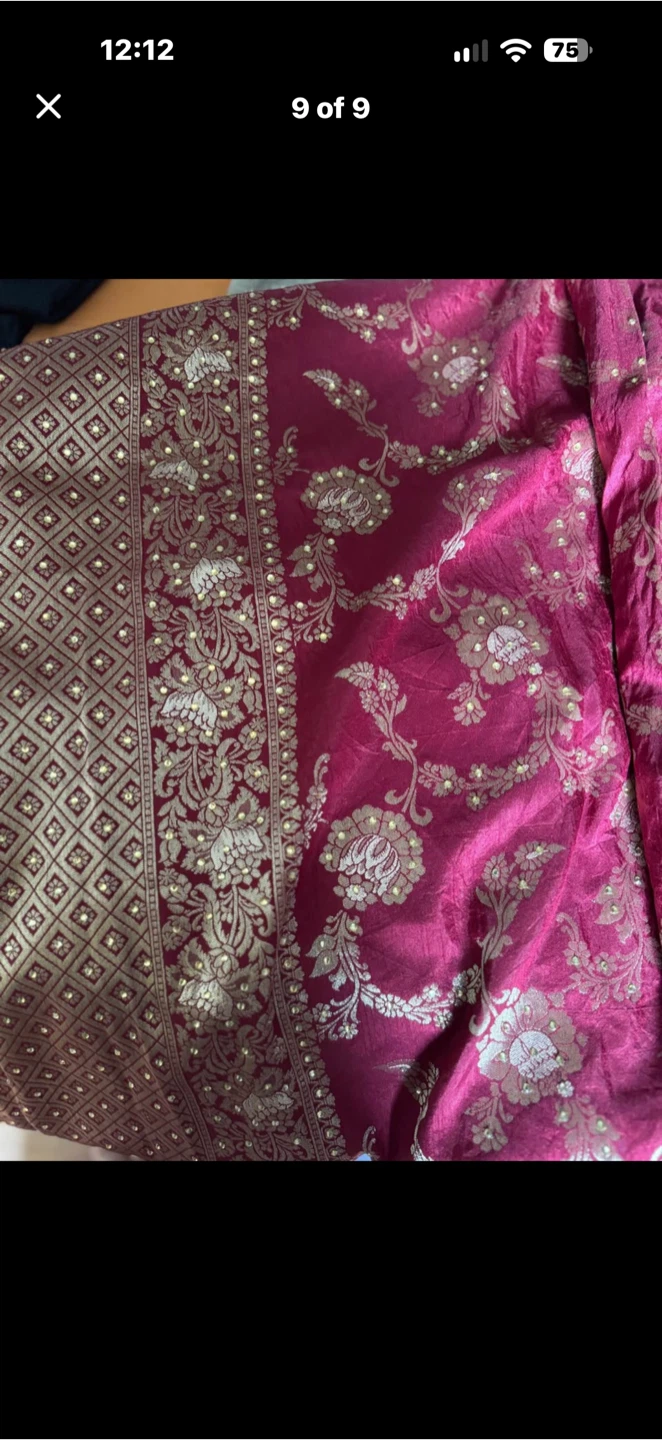 Traditional Indian Sari Set with Blouse - photo 3