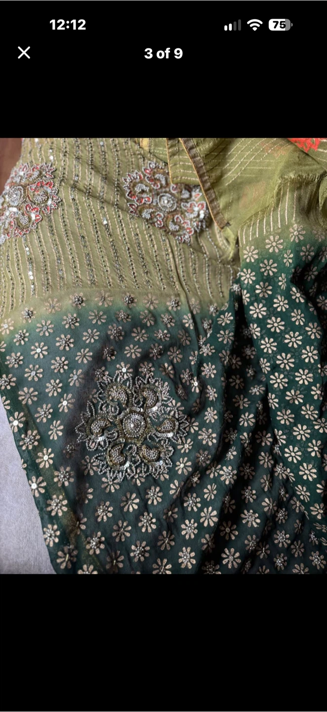 Traditional Indian Sari Set with Blouse - photo 4
