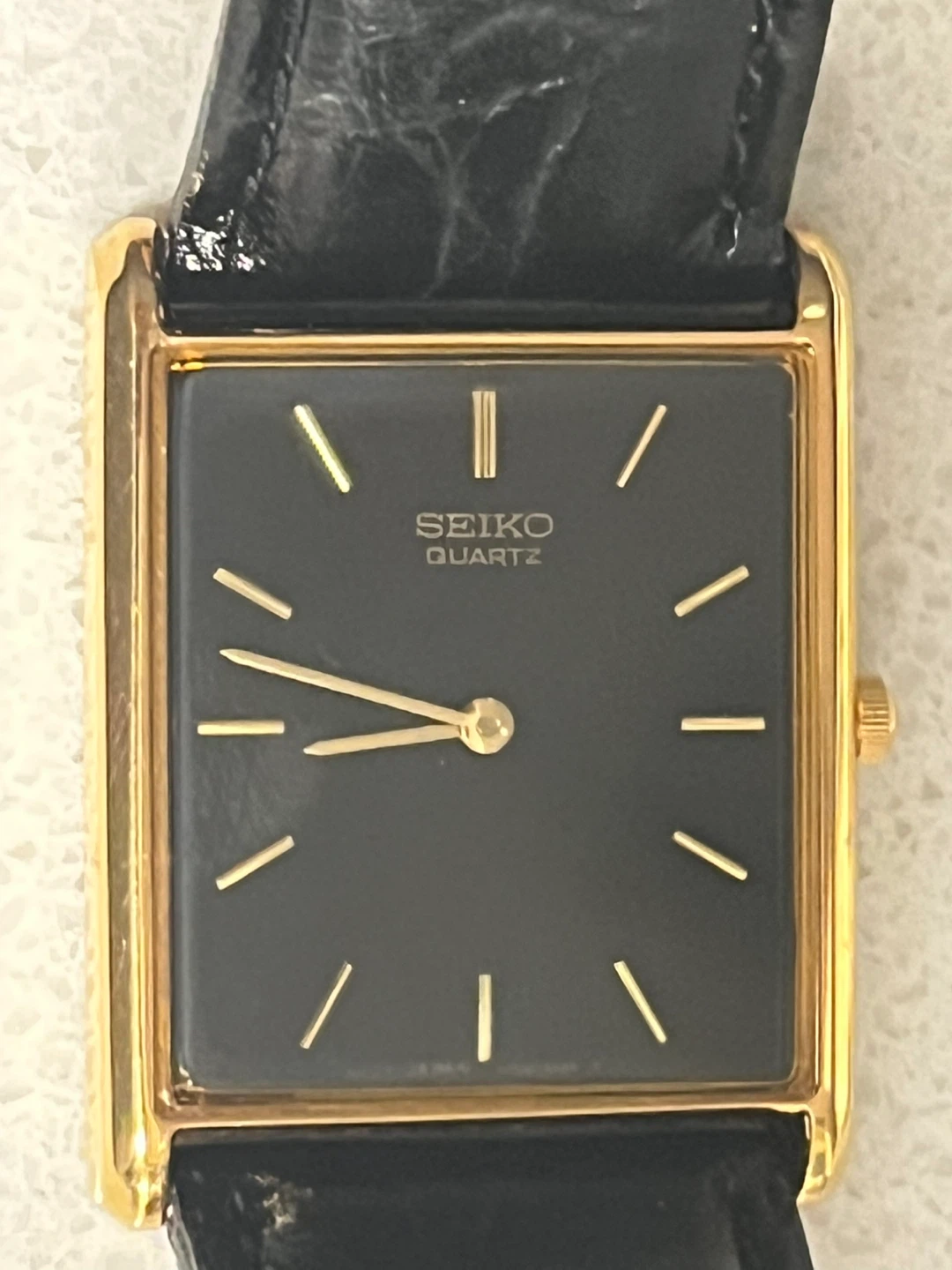 Seiko Quartz Tank Watch