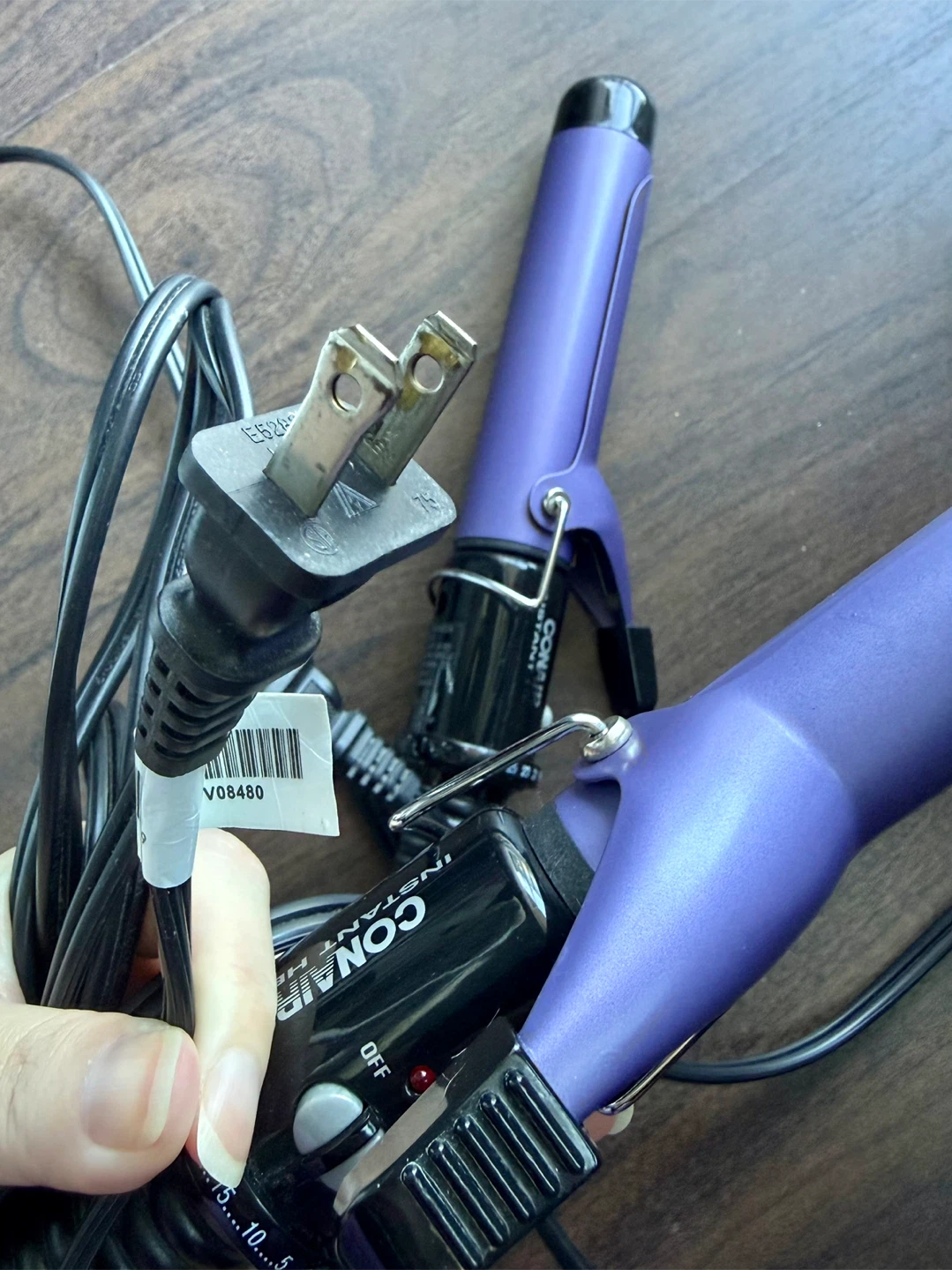 Conair Instant Heat Curling Irons set of 2. - photo 4