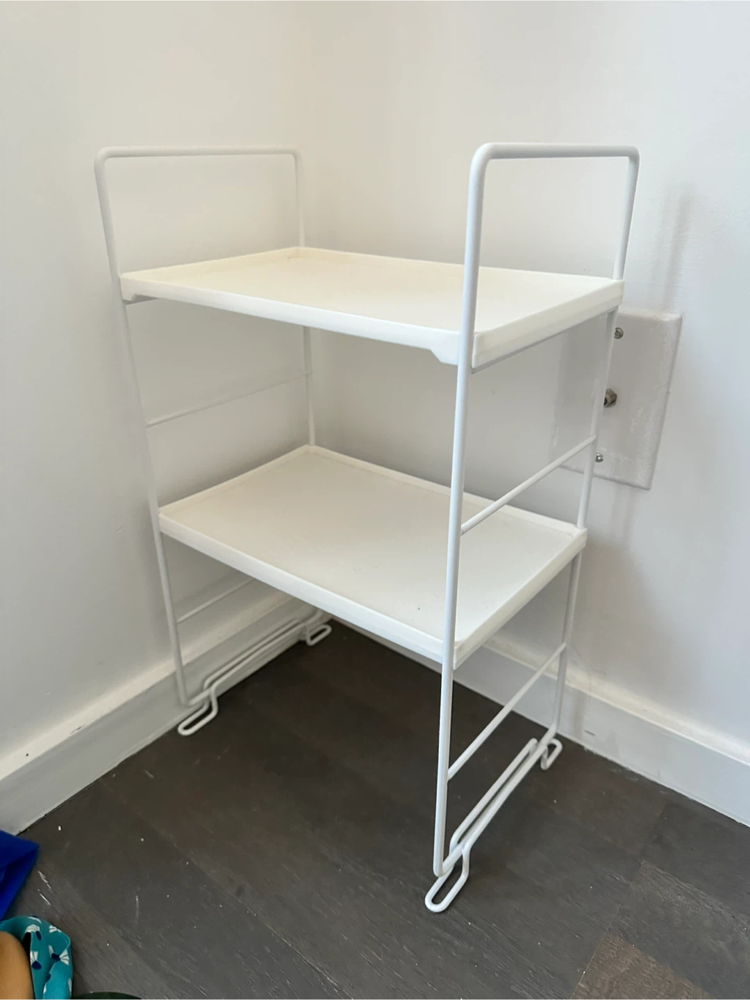 White 2-Tier Wire Countertop Organizer - photo 2