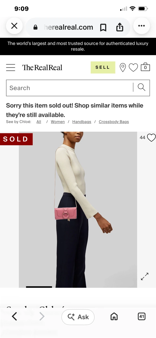 BN without tag See by Chloe Hana chain wallet cross-body bag