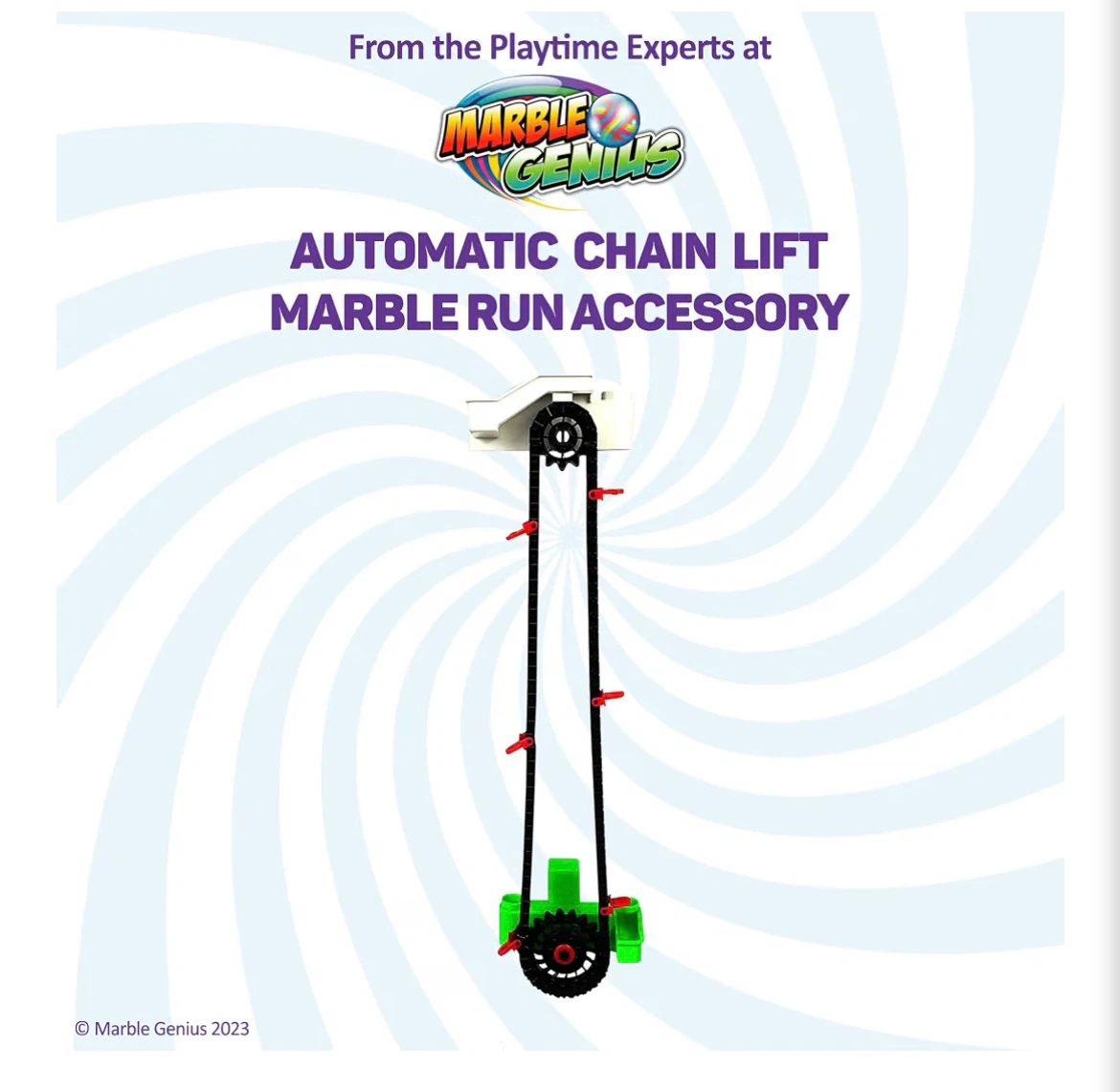 MARBLE GENIUS AUTOMATIC CHAIN LIFT MOTORIZED MARBLE RUN - photo 3