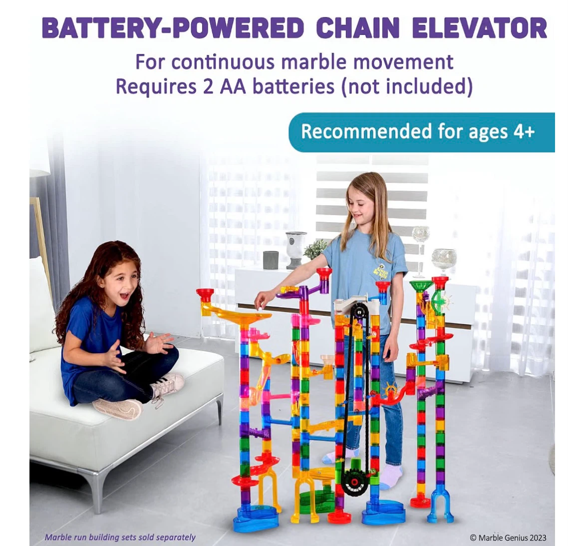 MARBLE GENIUS AUTOMATIC CHAIN LIFT MOTORIZED MARBLE RUN - photo 5
