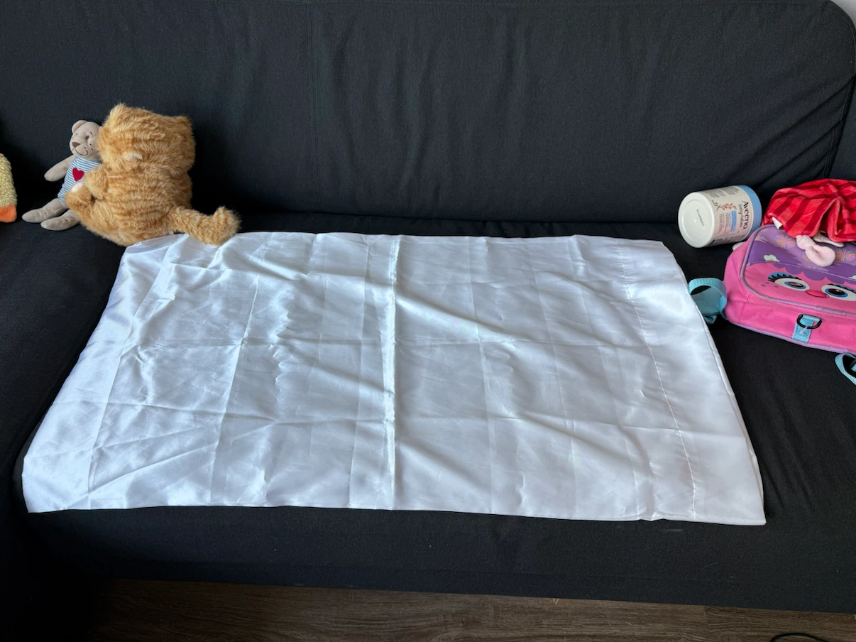 White Satin Pillowcase