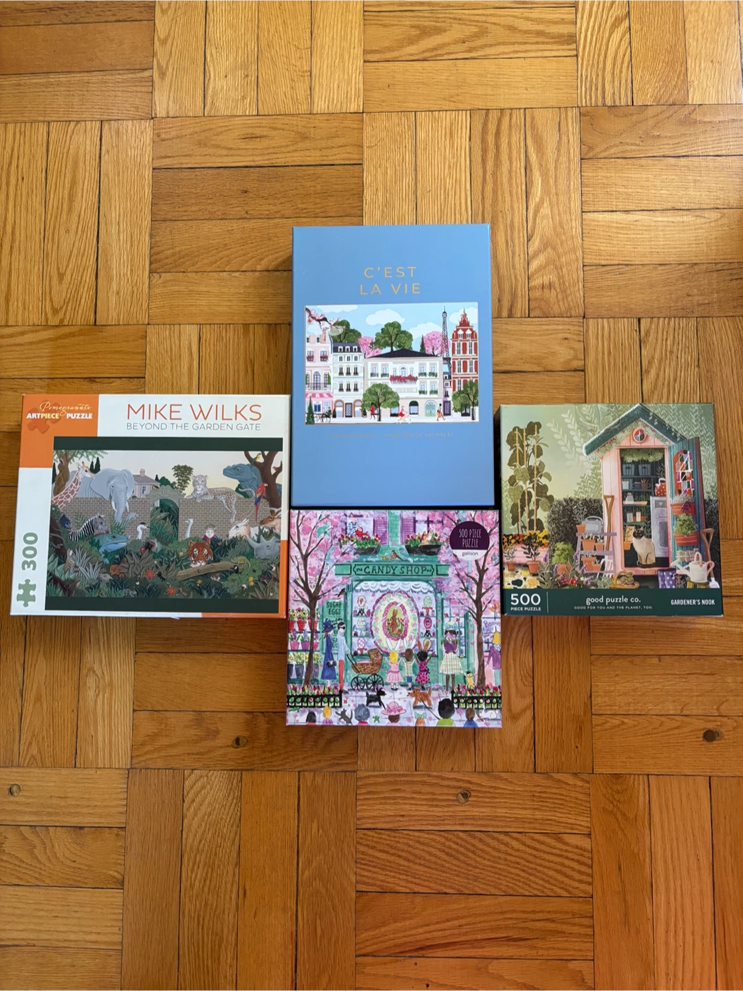 Set of 4 Assorted Jigsaw Puzzles
