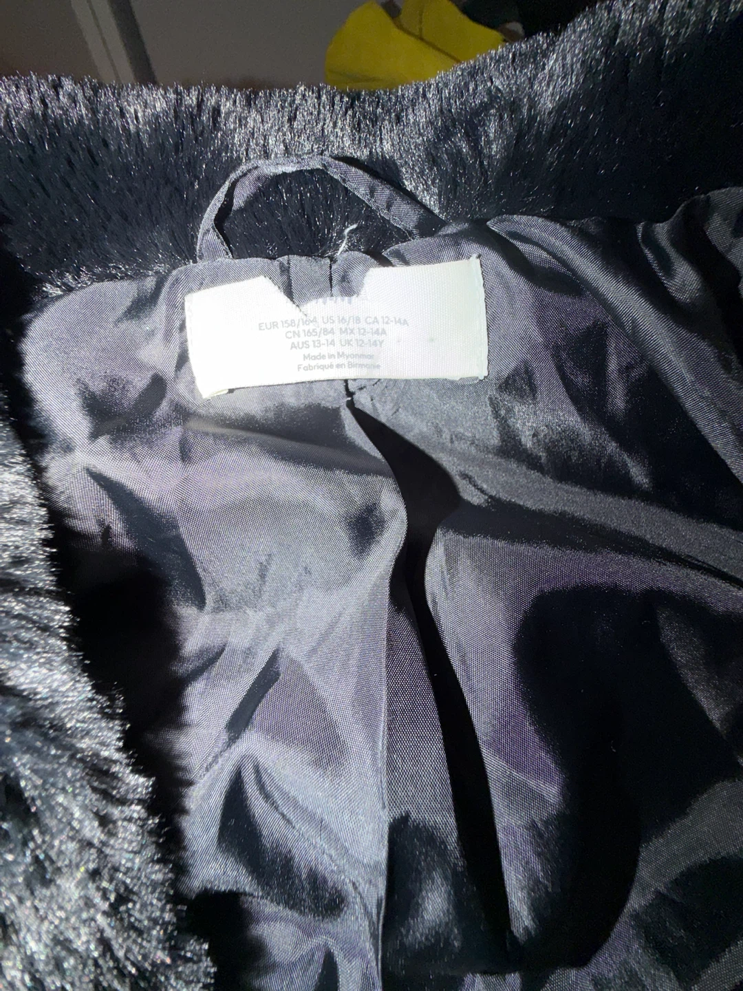 Black Faux Fur Jacket - photo 5