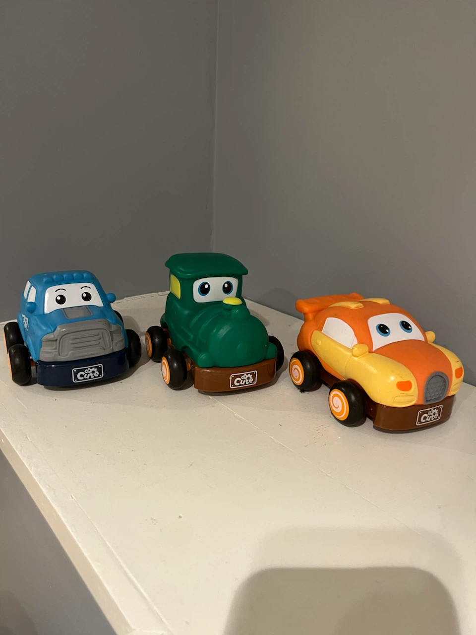 Set of 3 Cute Toy Vehicles