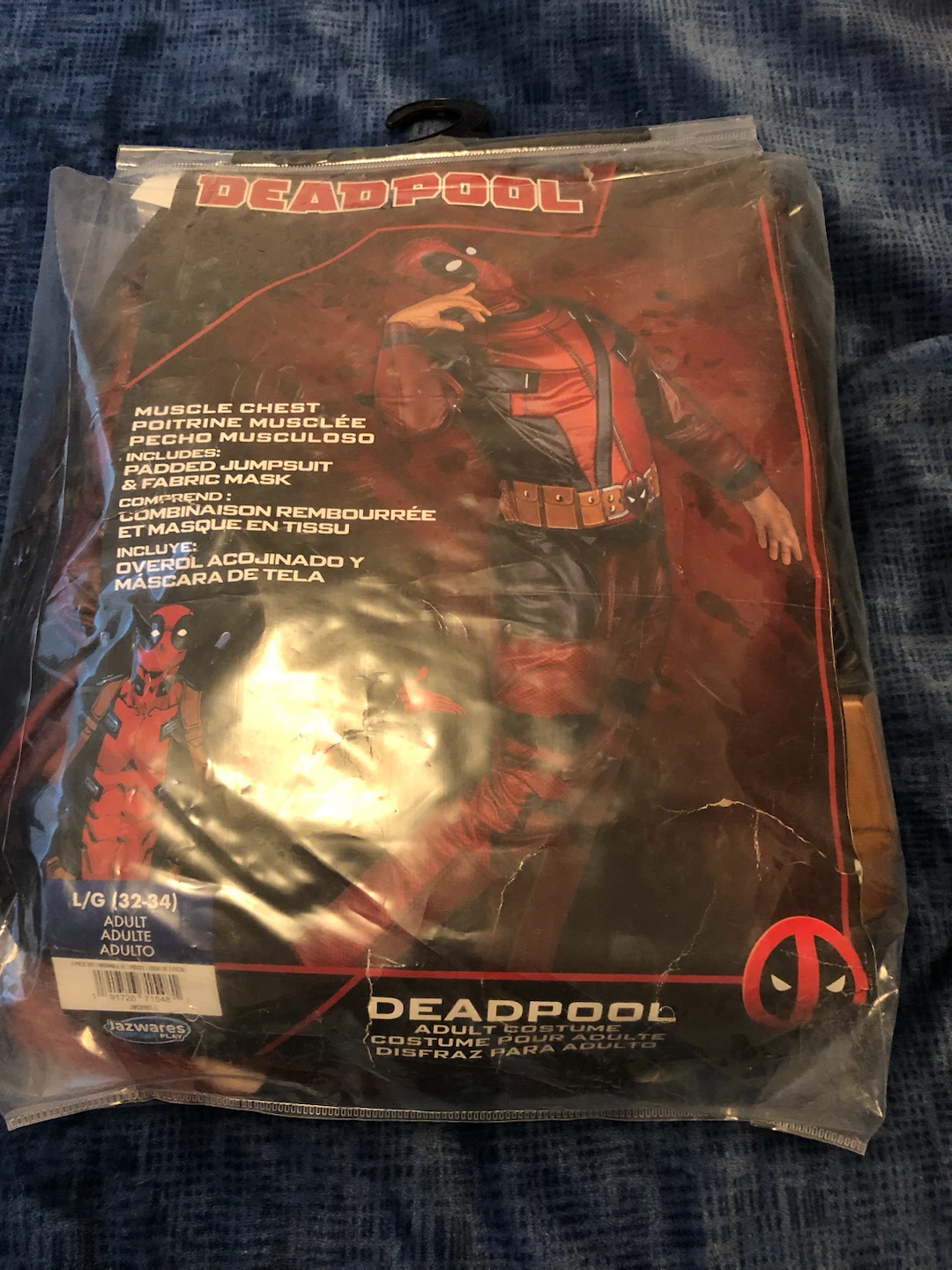 Jazwares Marvel Deadpool Adult Costume