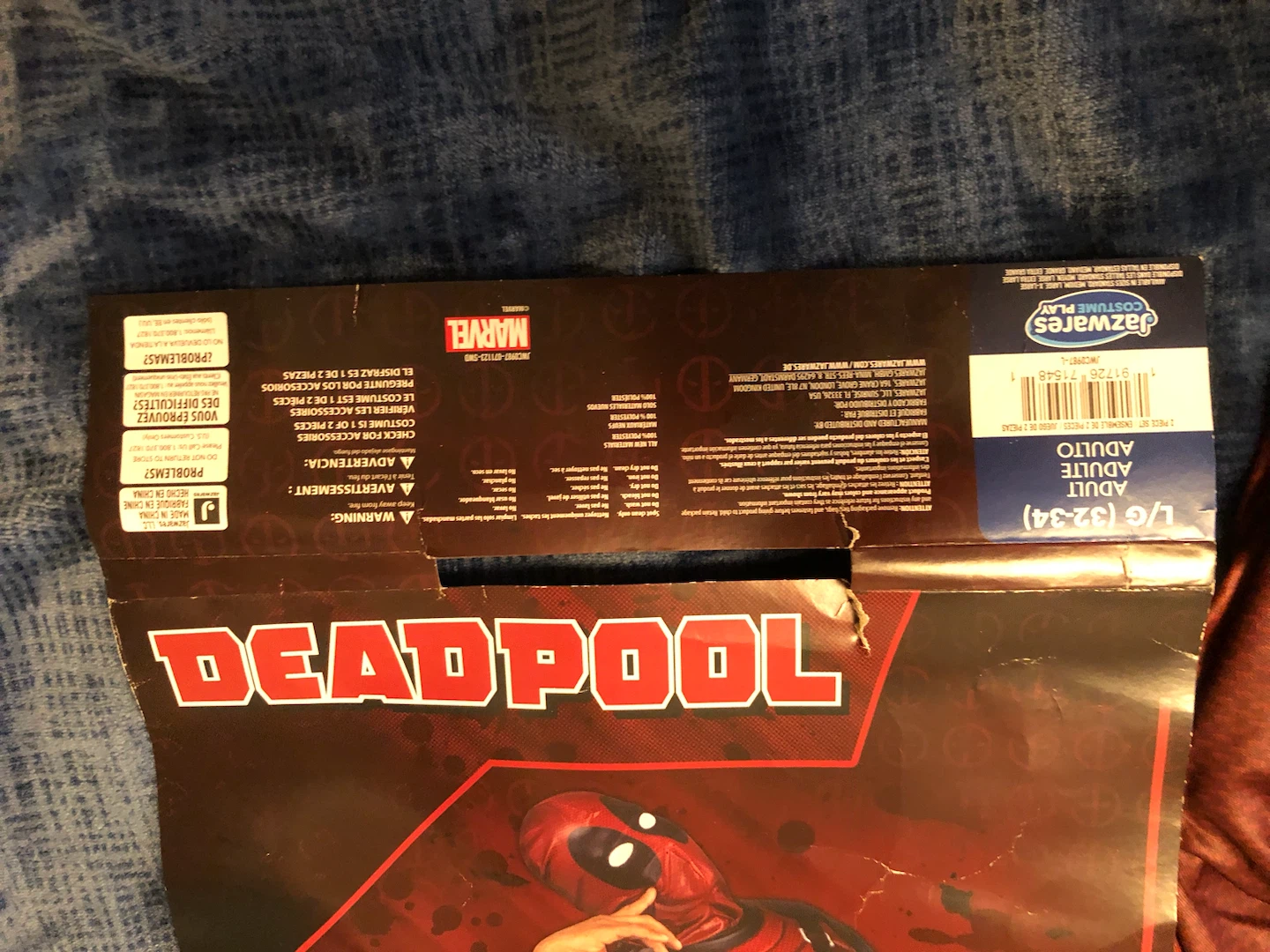 Jazwares Marvel Deadpool Adult Costume - photo 3